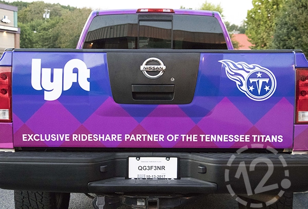 Lyft and the Tennessee Titans are partnering for the 2017-2018 season. 12-Point SignWorks - Franklin, TN