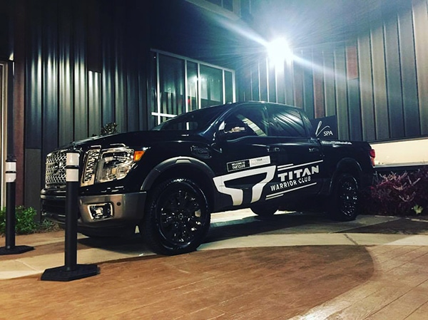 Check out the eye-catching vehicle graphics on this Nissan TITAN Truck! 12-Point SignWorks - Franklin, TN