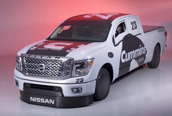 The Nissan TITAN XD "Project Triple Nickel" press photo courtesy of Nissan North America. 12-Point SignWorks