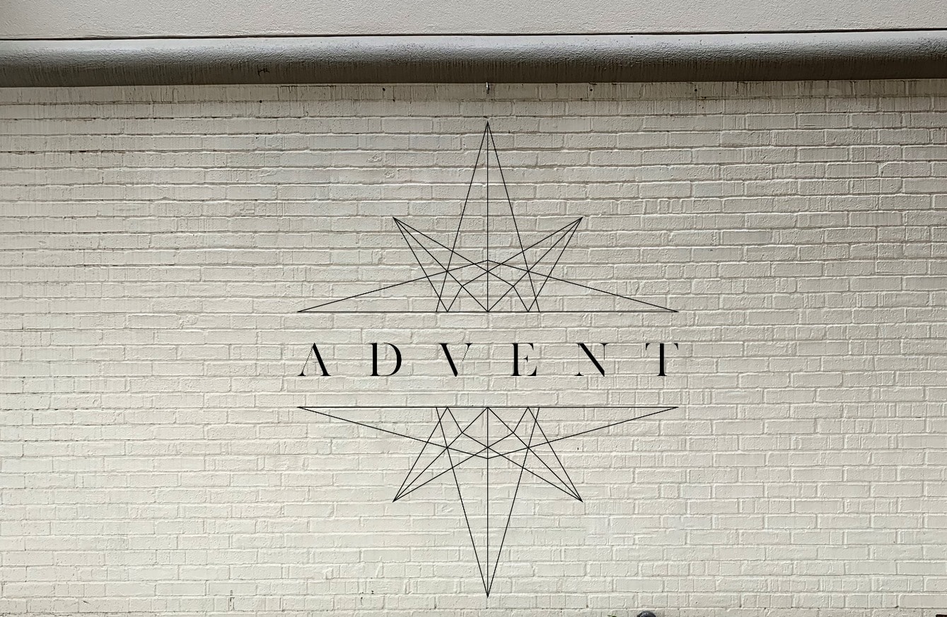 Advent wall graphics for Church of the City. 12-Point SignWorks - Franklin TN