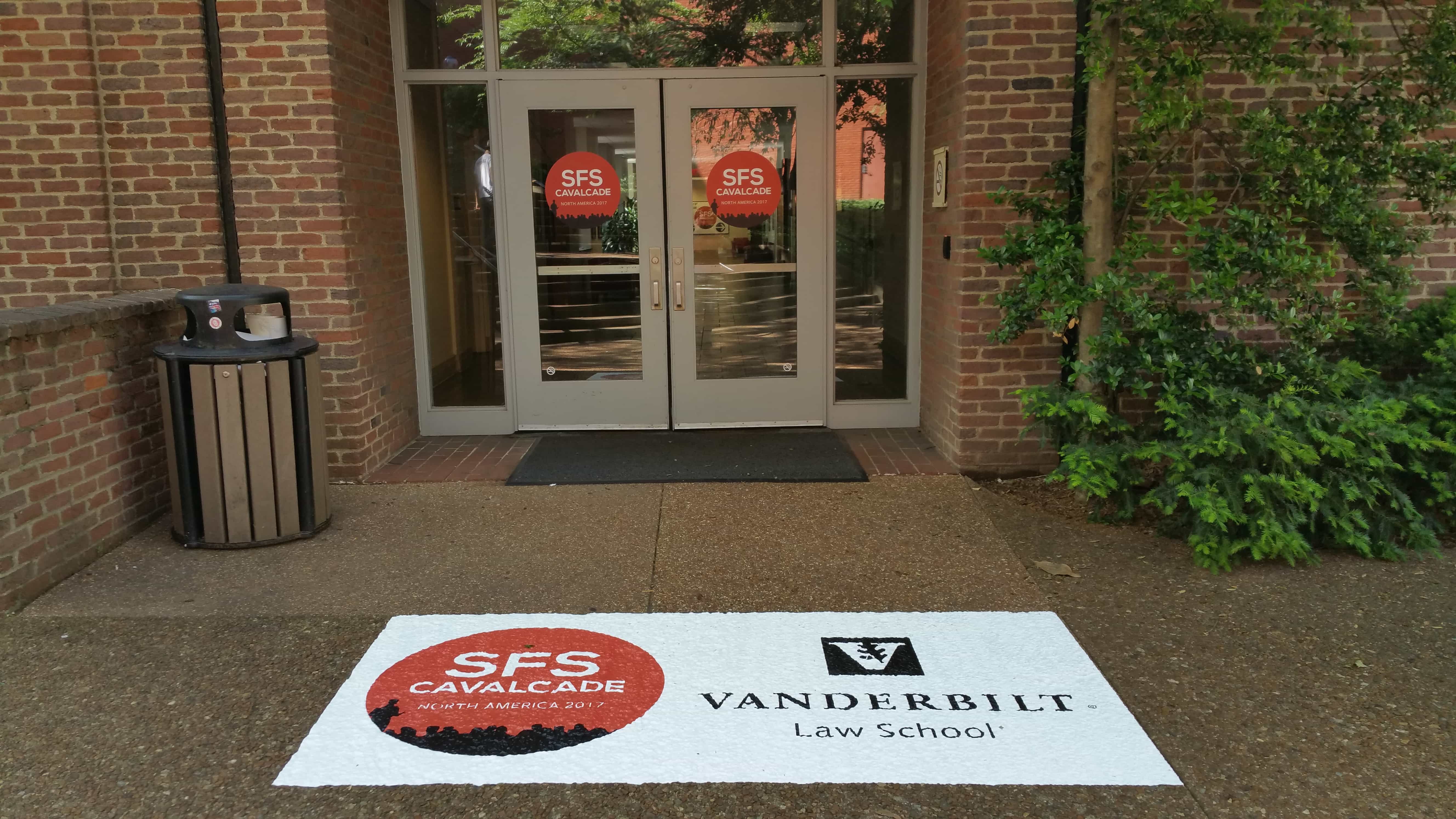 Temporary conference signage at Vanderbilt University in Nashville. 12-Point SignWorks - Franklin TN