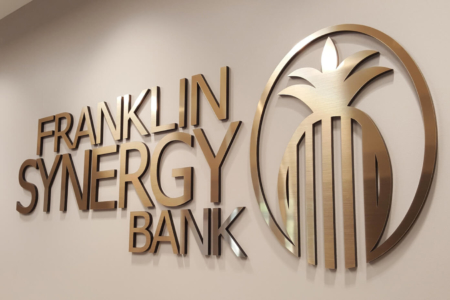 Dimensional Wall Logo for Franklin Synergy Bank/ Facility Graphics/ 12-Point SignWorks