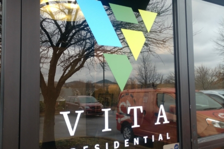 Window Logo Graphic for Vita Residential- Franklin