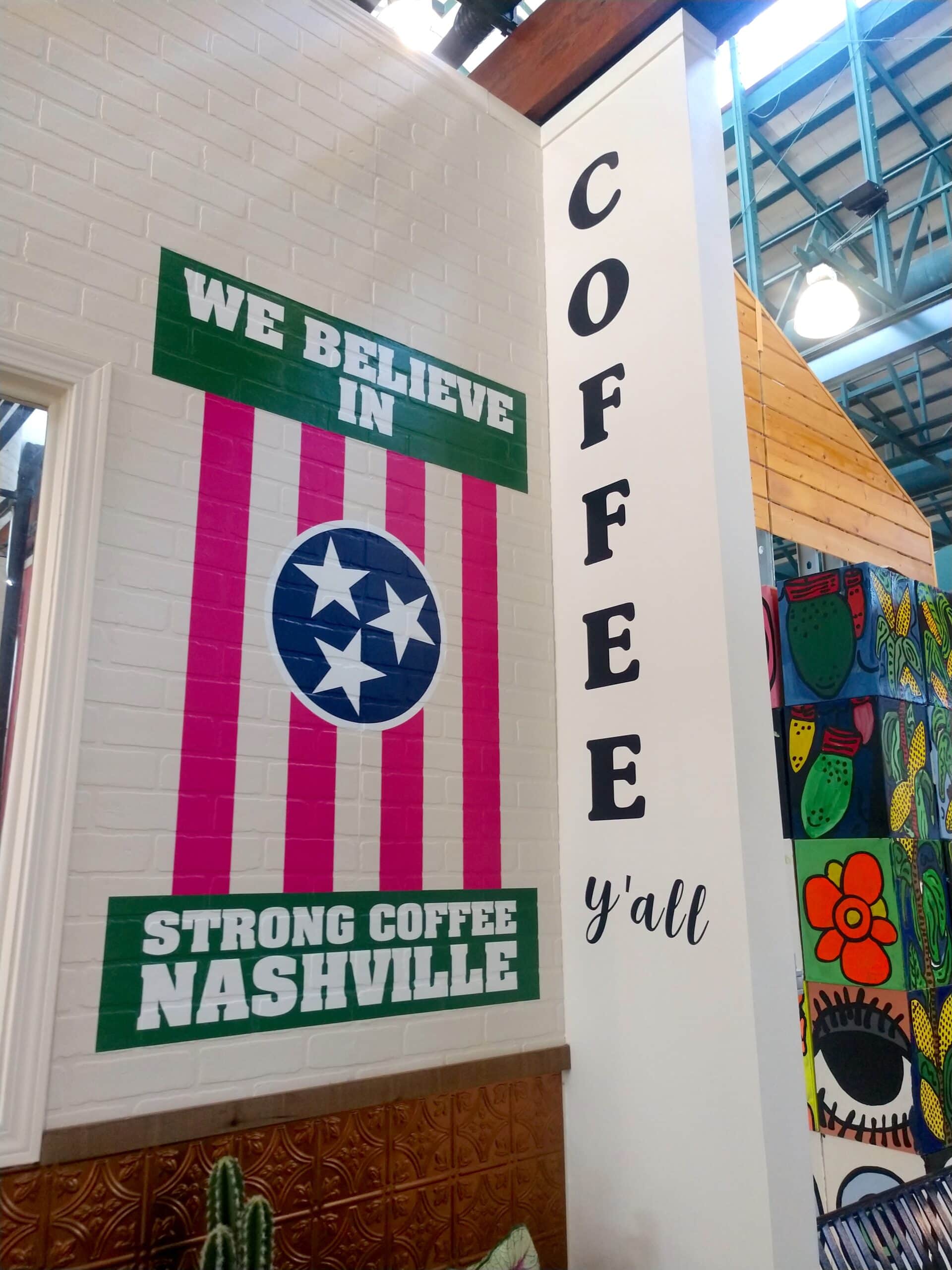 21969- Wall Graphics for Farm City Coffee/ Installation Only/ 12-Point SignWorks/ Nashville