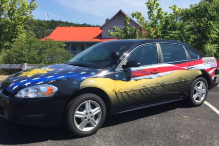 Patriotic Vehicle Wraps for Robertson County Sheriff’s Office/ 12-Point SignWorks