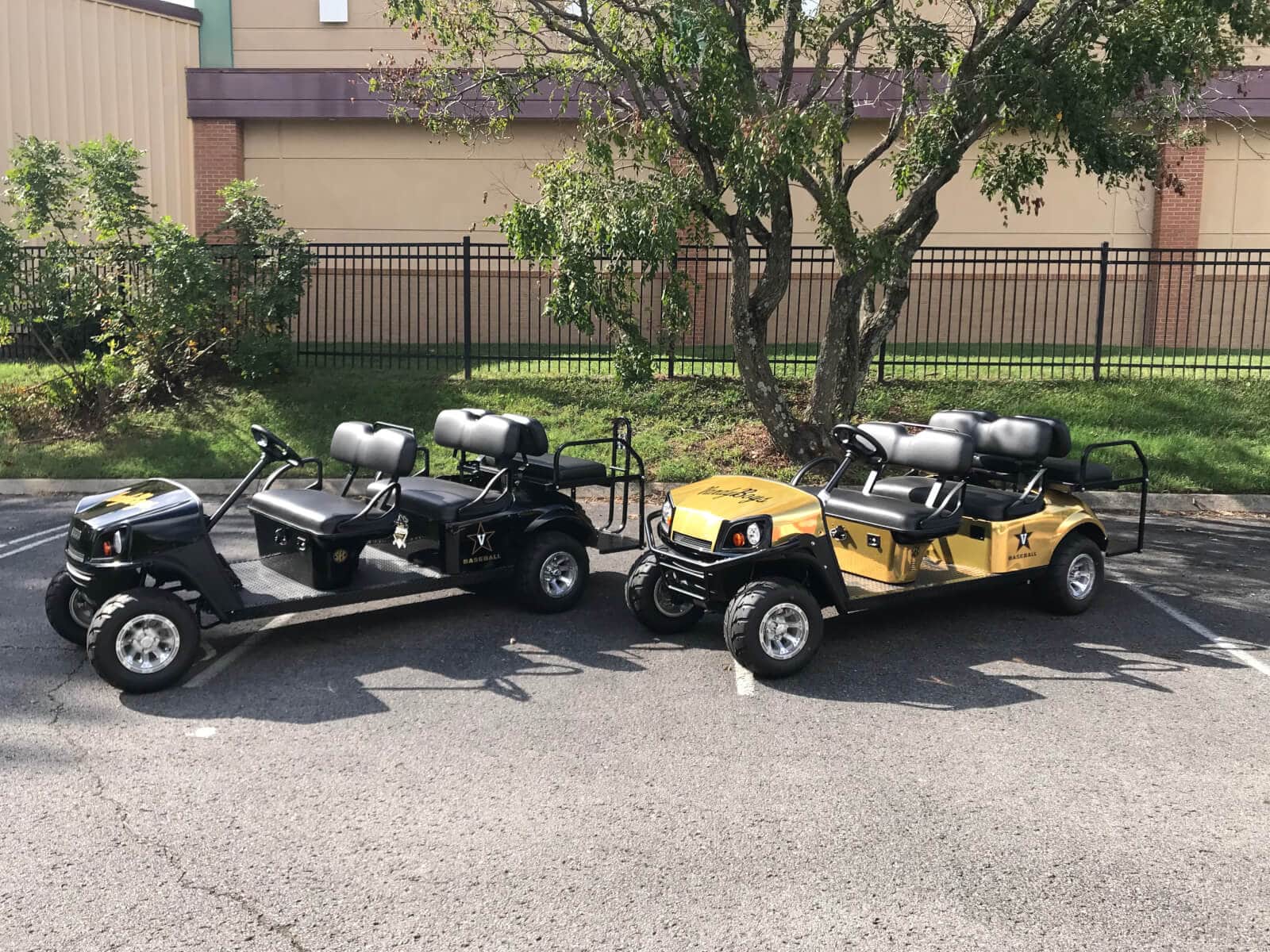 Vanderbilt Baseball Golf Cart Wraps 2018 12Point SignWorks Visual