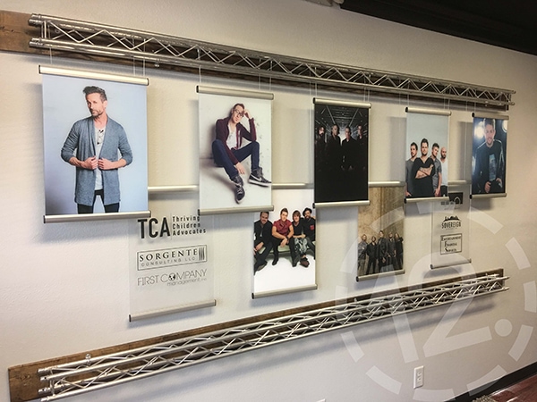Artist Display for First Company Management. 12-Point SignWorks - Franklin, TN