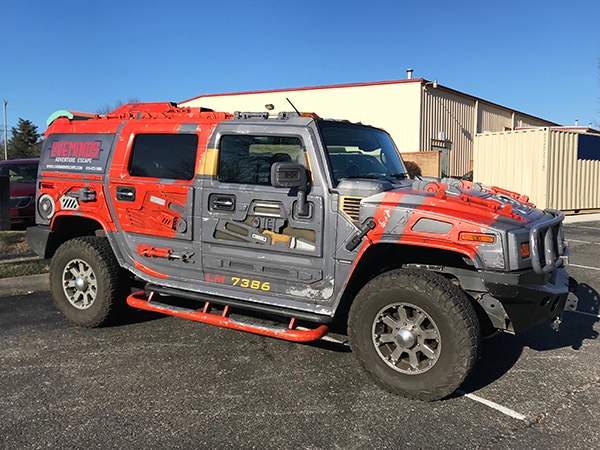 Check out the detail work on this amazing Hummer. JMC continues to amaze us! 12-Point SignWorks - Franklin, TN