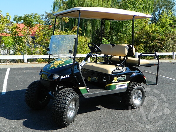 Robertson County Sheriff Office's Golf Cart with Cut Vinyl Decals Installed. 12-Point SignWorks - Franklin, TN