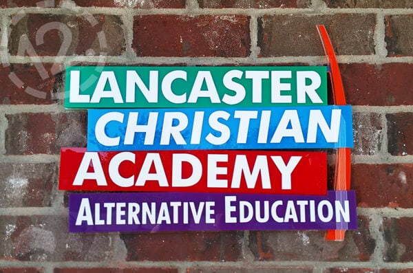 Lancaster Christian Academy Custom Sign in Smyrna, TN - 12-Point SignWorks - Franklin, TN