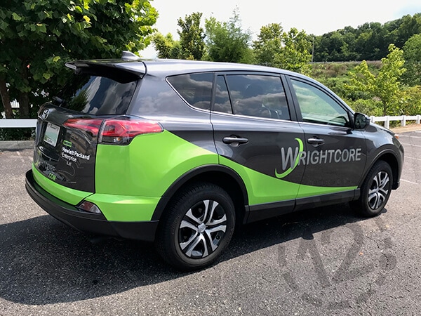 Custom partial wrap for WrightCore. 12-Point SignWorks - Franklin, TN