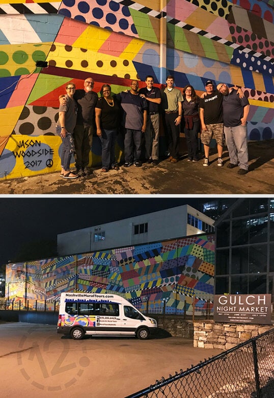 We took a tour with Nashville Mural Tours! 12-Point SignWorks - Franklin, TN
