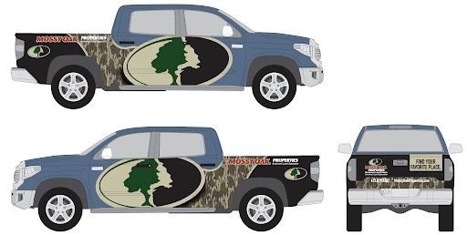 Truck Wrap Design for Mossy Oak by 12-Point SignWorks