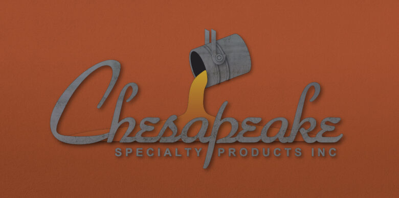 Proof of Steel Logo Sign for Chesapeake Specialty Products Inc. (12-Point SignWorks)