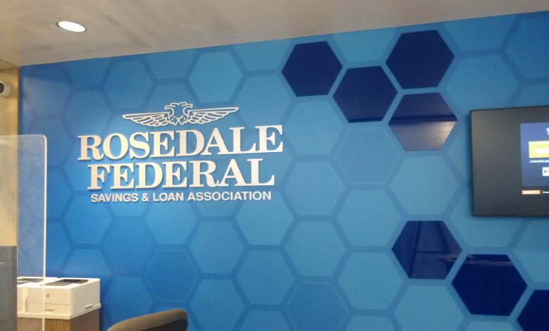 Experiential Graphics for Rosedale Federal by 21-Point SignWorks