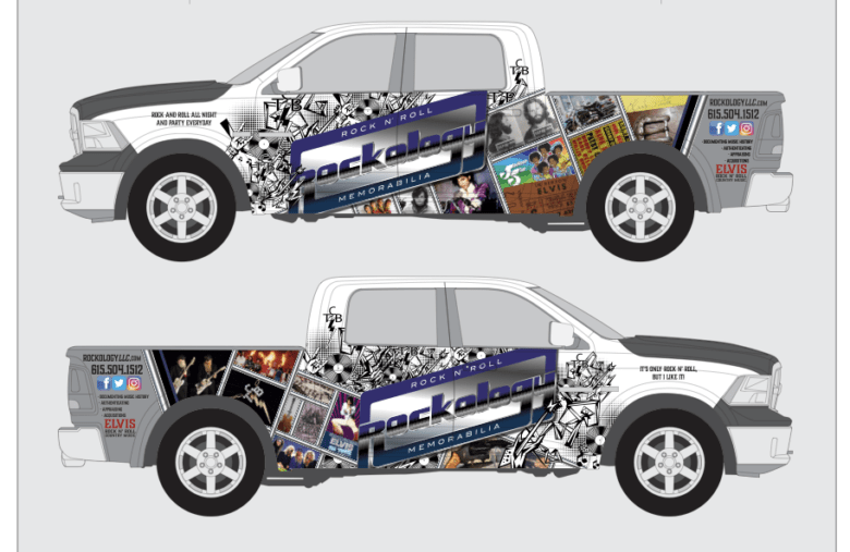 Truck Wrap Proof for Rockology by 12-Point SIgnWorks 