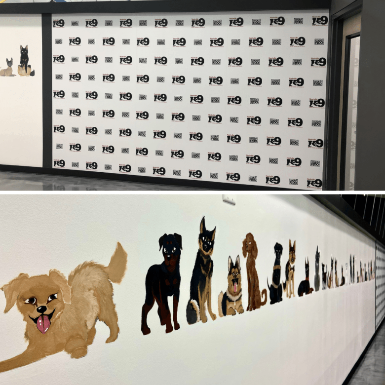 Corporate Wall Murals for Nashville K-9 (12-Point SignWorks)
