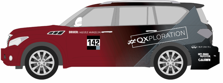 Final QX80 Wrap Design For INFINITI Global by 12-Point SignWorks