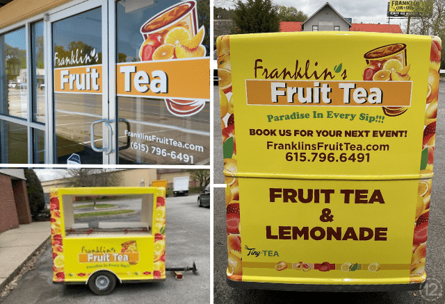 Franklin's Fruit Tea Wrap and Store