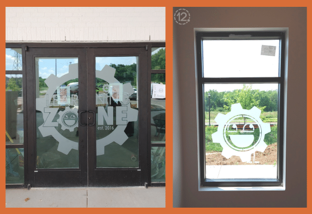 Learning Zone Window Graphics
