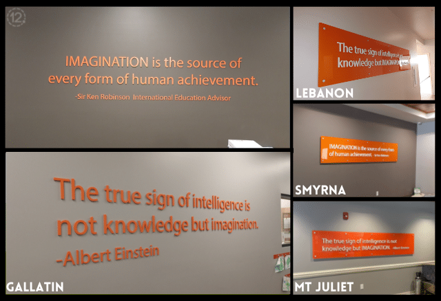 Learning Zone Quote Signage
