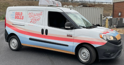 Goldbelly and Biscuit Love Custom Branded Advertising Wrap
