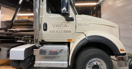 Vavia Custom Truck Cab Wrap