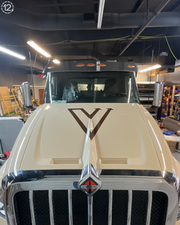 Custom Truck Cab Wrap