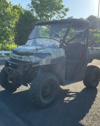 camouflage utility vehicle wrap