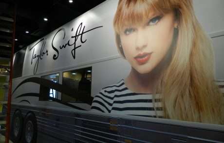 Taylor Swift tour bus wrap
