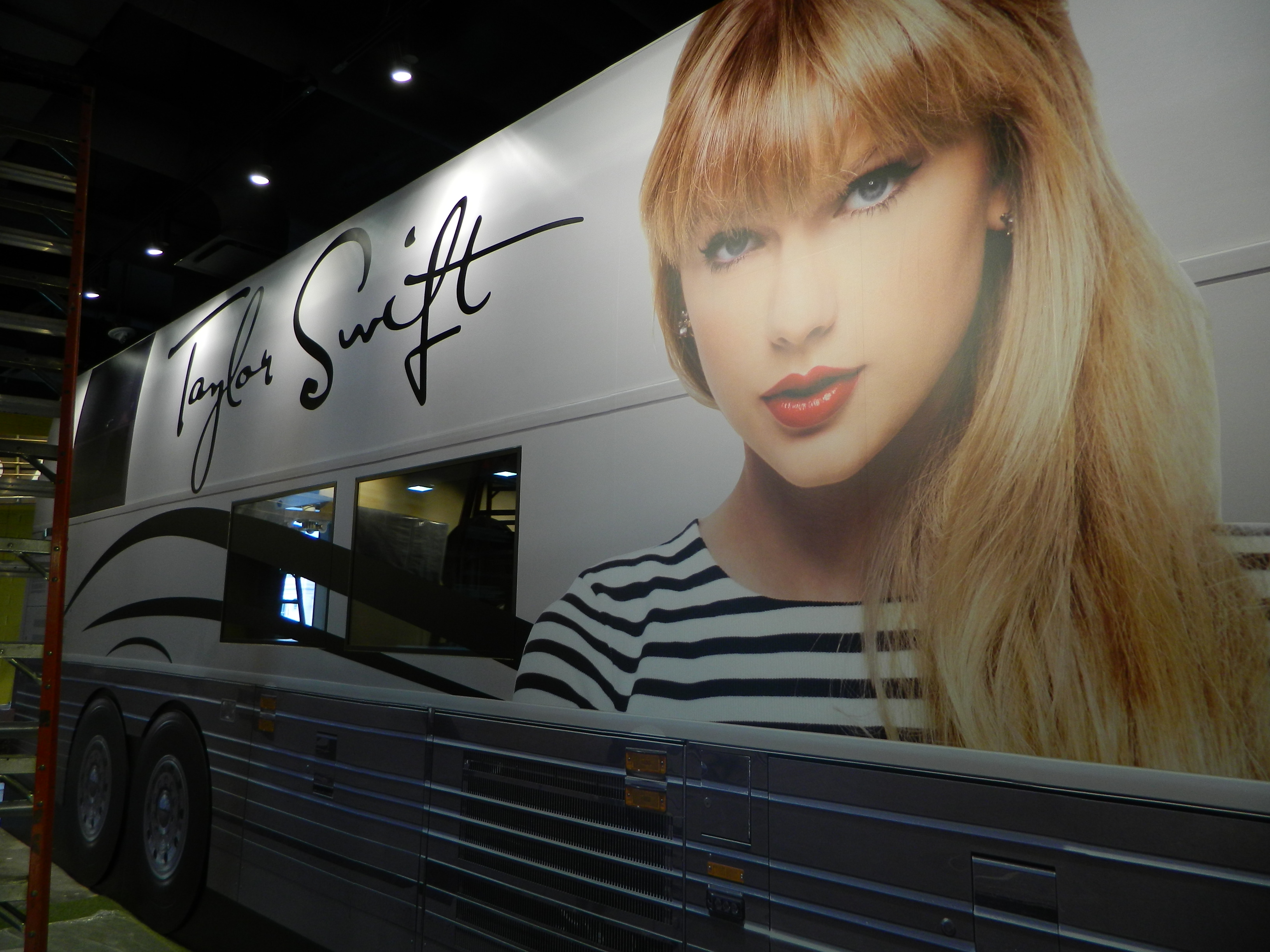 Taylor Swift tour bus wrap