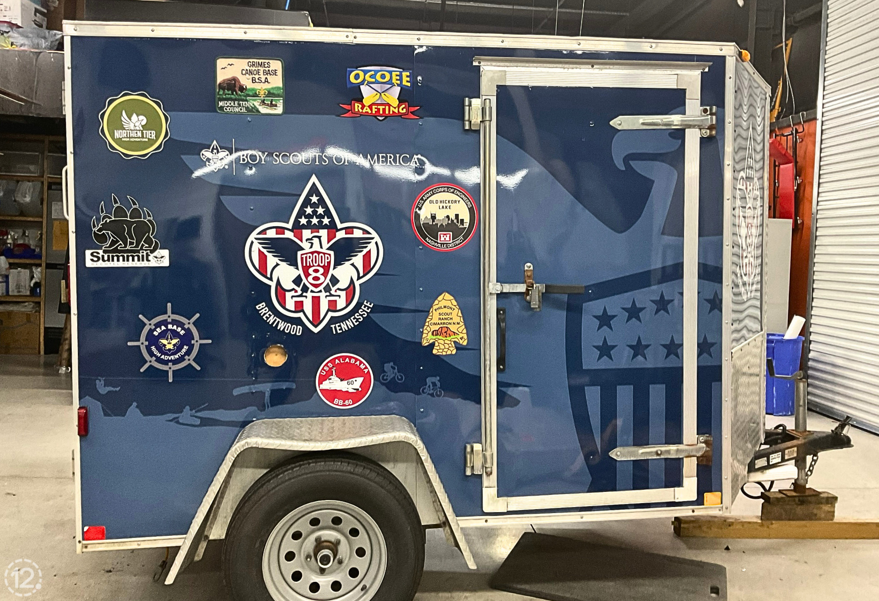 custom wrap for boy scouts of america trailer